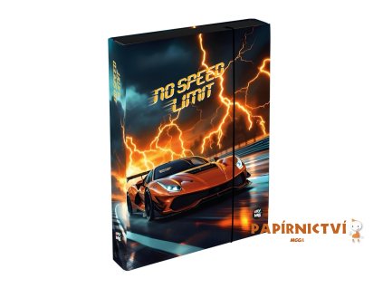 Box na sešity A4 Jumbo auto 2 5-70726