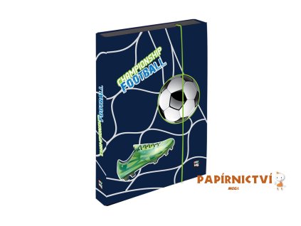 Box na sešity A4 Jumbo fotbal 5-70626