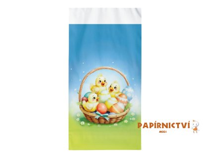 Sáček velikonoční PP vzor18 20x39x6