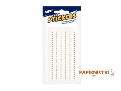 Samolepky perličky 3mm 1102PE 1032383