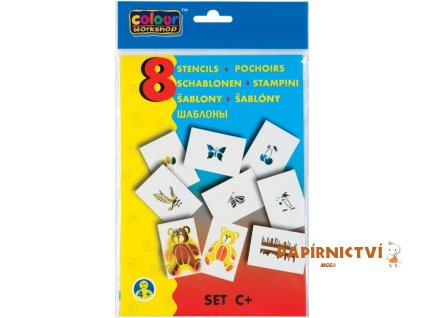 Set šablon k foukacím fixům C+ (hračky)