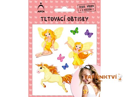 Dětské tetovačky -  víly 01 2511