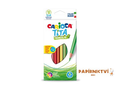 Pastelky CARIOCA trojhranné 12ks