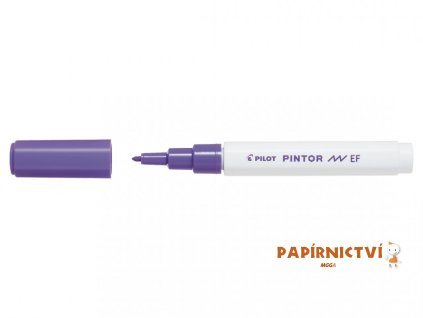 Dekorativní popisovač "Pintor", hrot EF - fialový