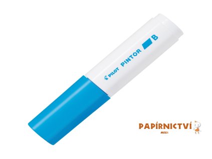 Akrylový popisovač Pilot Pintor, hrot B - světlý modrý