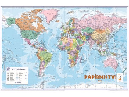 Podložka na stůl 60x40cm Svět 5-810
