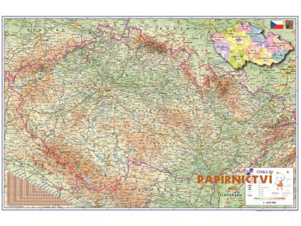 Podložka na stůl 60x40cm Česká republika 5-806