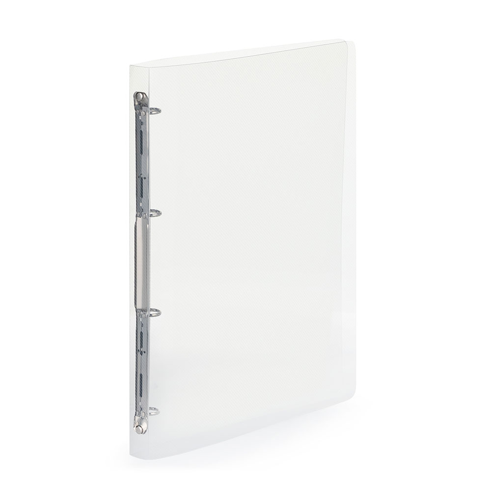 Fotografie Pořadač A4 2cm 4 kroužky průhl. čirý