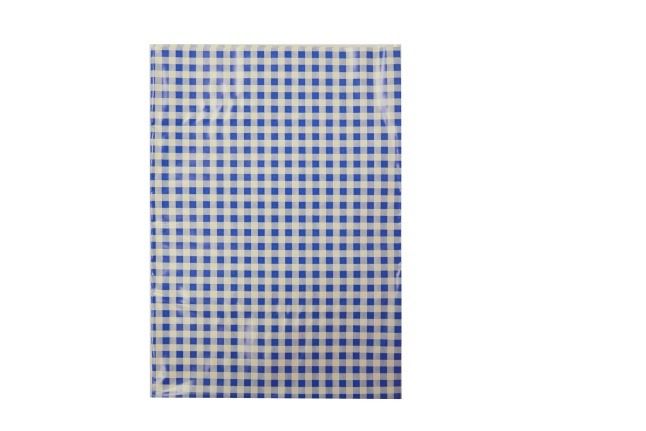 Fotografie Ubrus do výtvarné výchovy - modro-bílé kostky