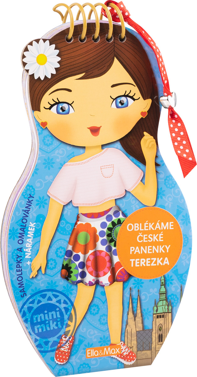 Oblékáme české panenky TEREZKA -. omalovánky