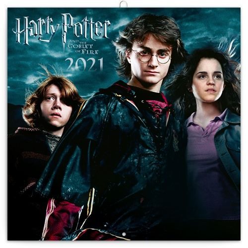 Poznámkový kalendář Harry Potter 2021, 30 × 30 cm