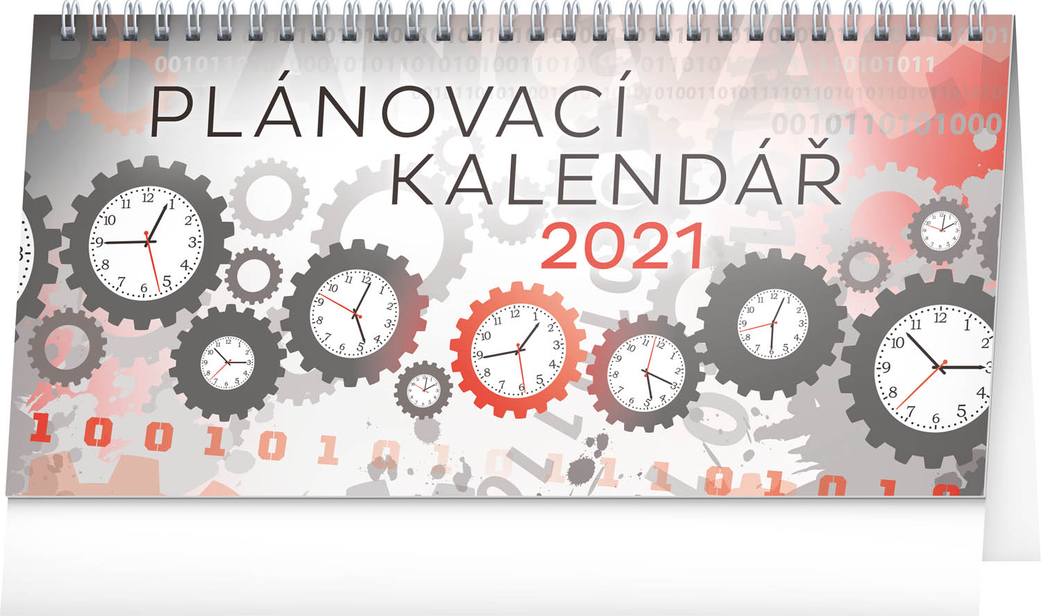 Stolní kalendář Plánovací 2021, 25 × 12,5 cm