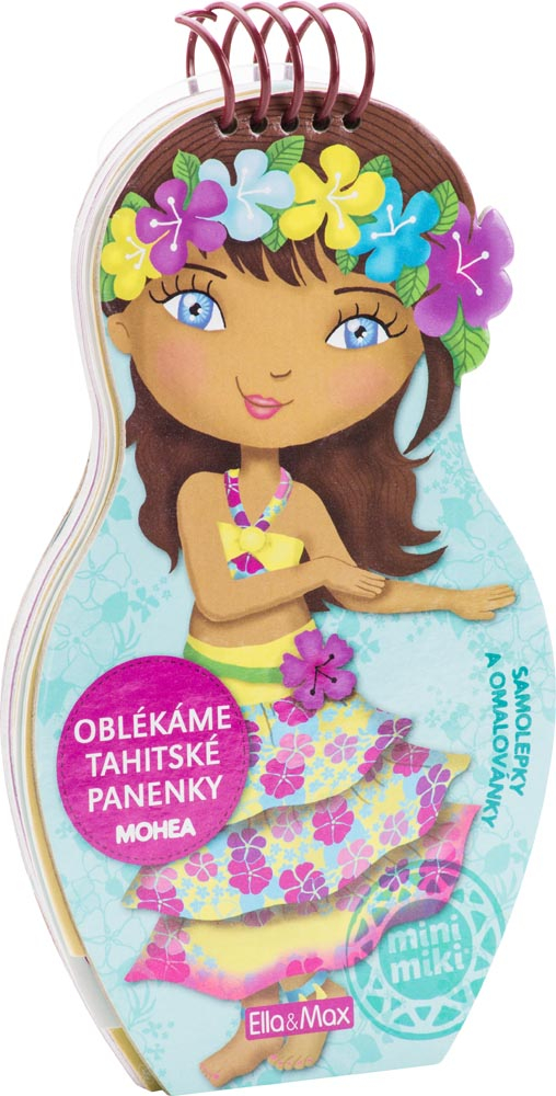 Fotografie Oblékáme tahitské panenky Mohea - omalovánky - Julie Camel