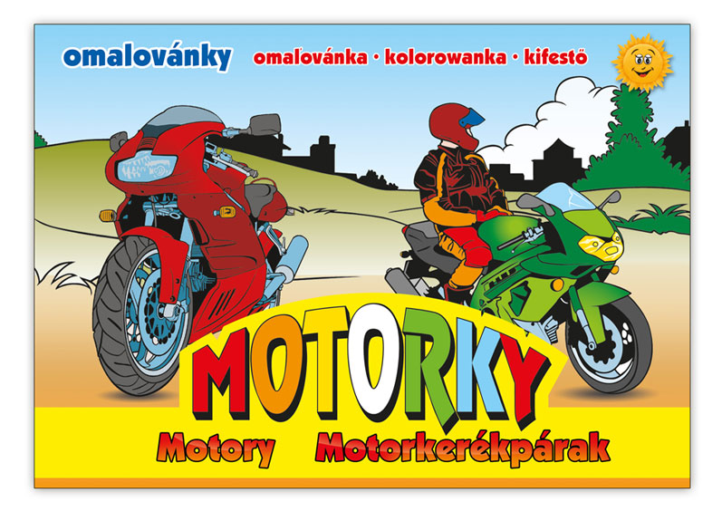 Fotografie MFP 5300268 omalovánky Motorky