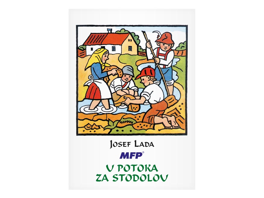 Omalovánky MFP Lada - U potoka za stodolou