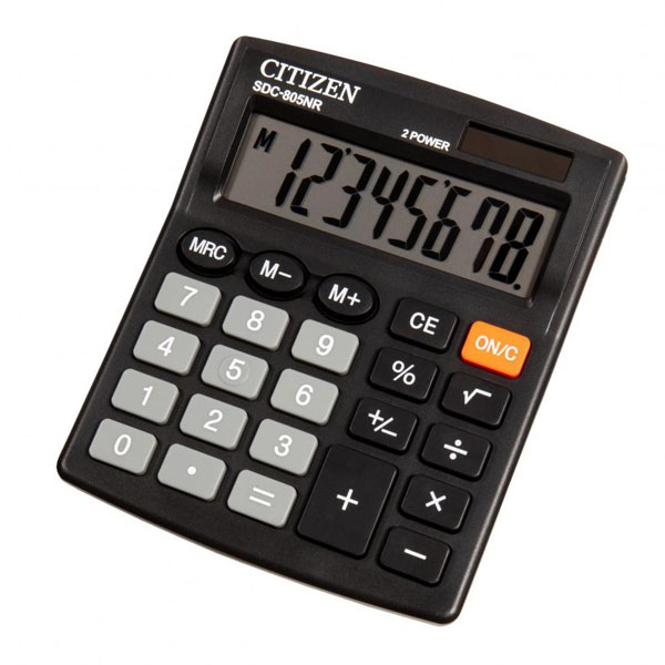 Stolní kalkulátor Citizen sdc-805NR