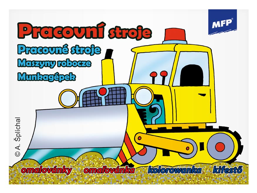 Omalovánka MFP pracovní stroje 5300802