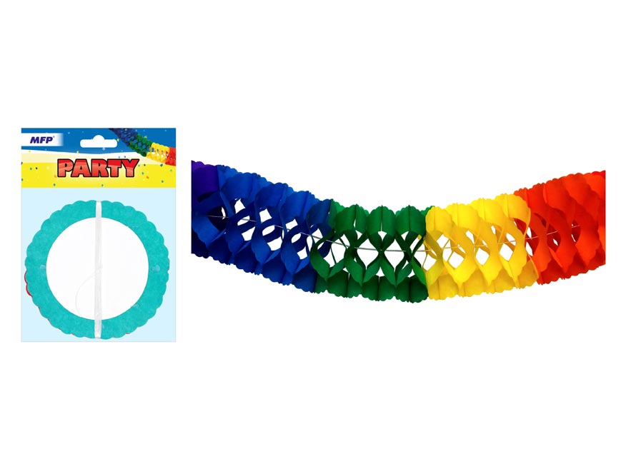 Fotografie girlanda papír G03 barevná 4m (14,5 x 14,5 cm) 1041910
