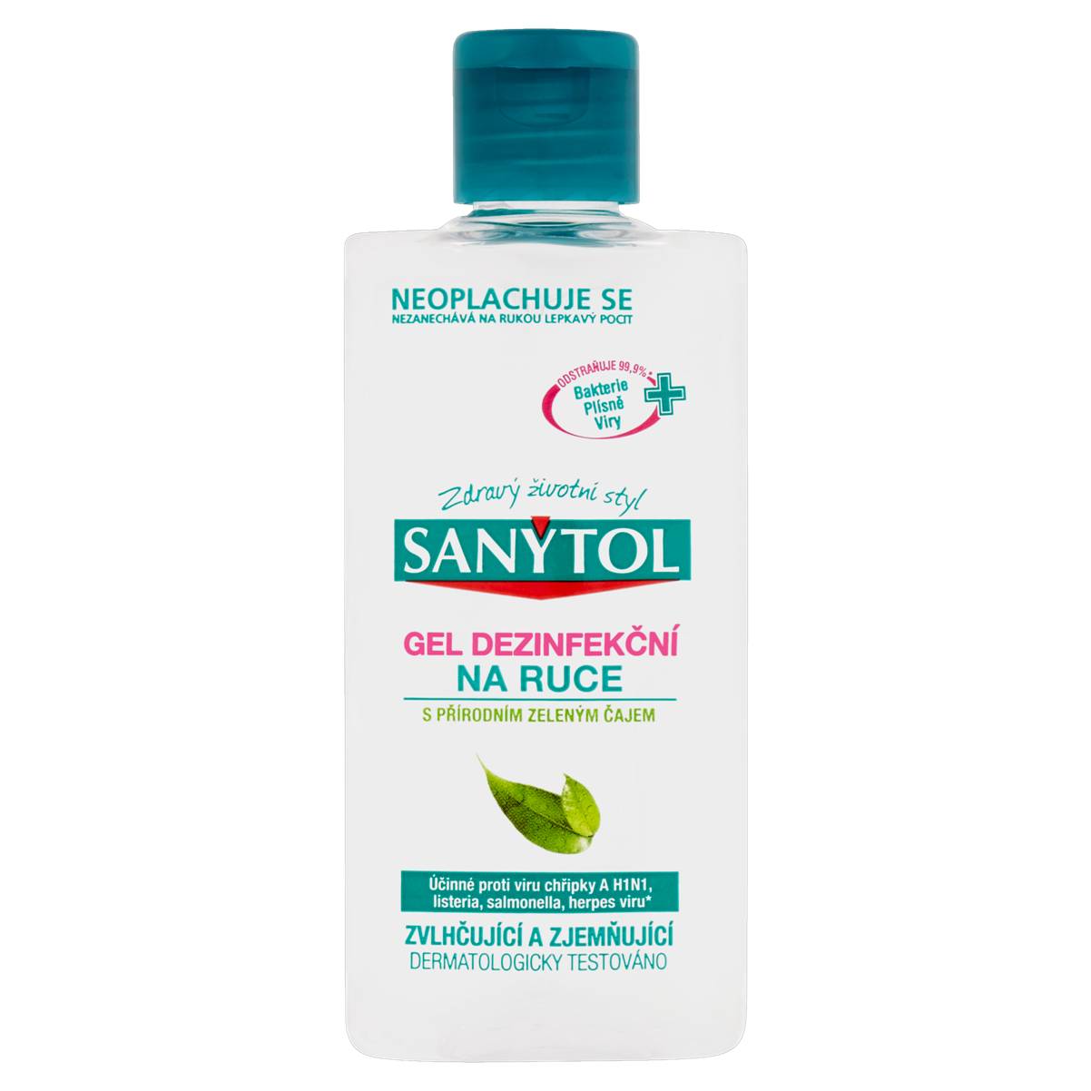 Fotografie Sanytol dezinfekční gel na ruce Allantoin & Aloe vera 75 ml Sanytol A46:165583