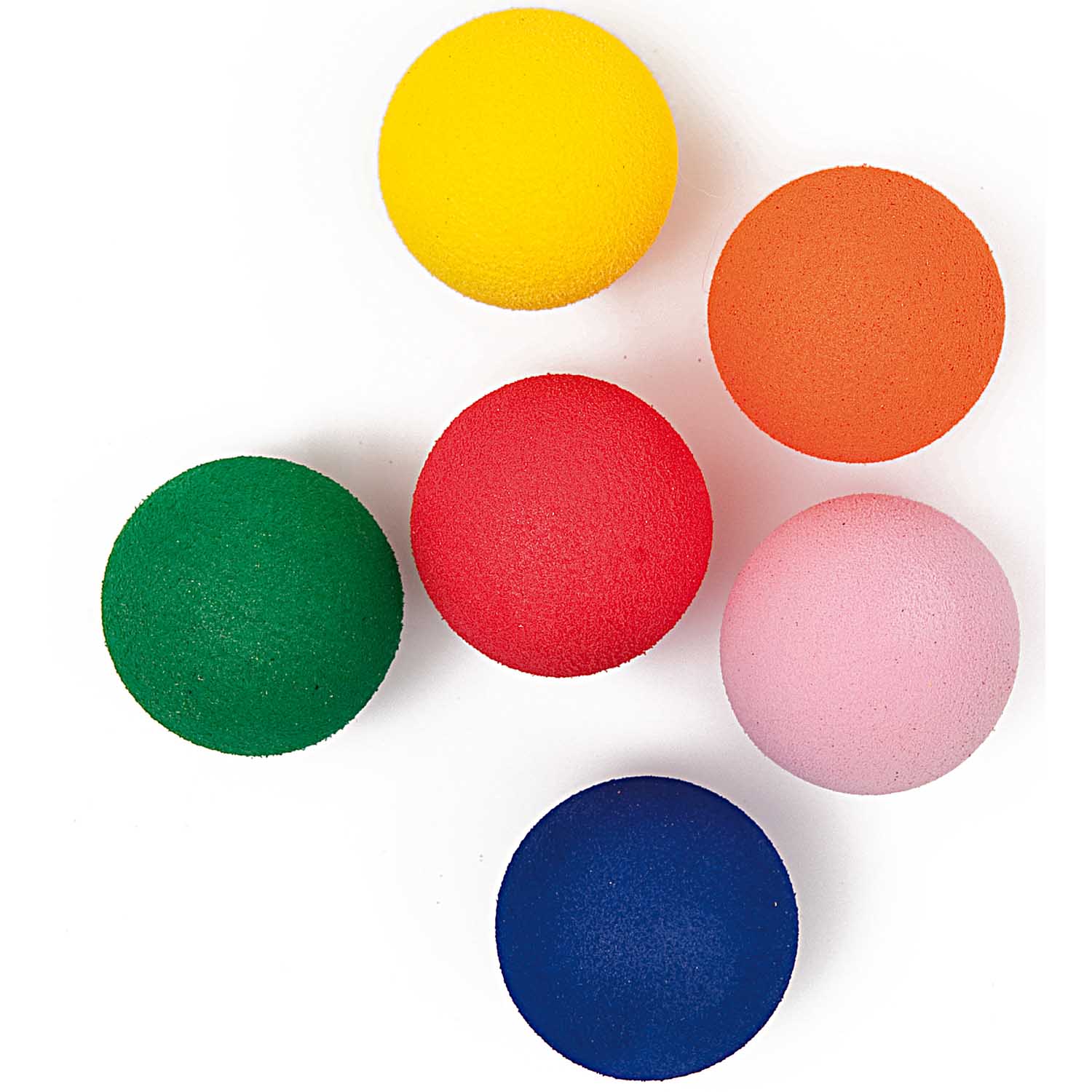 Pěnová koule mix barev, 25mm,6ks