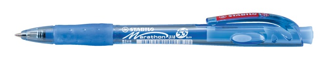 Fotografie Kuličková tužka Stabilo 318 Marathon modrá Stabilo A49:0012_3180410