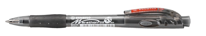 Fotografie Kuličková tužka Stabilo 318 Marathon černá Stabilo A49:0012_3180460