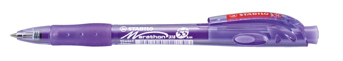 Fotografie Kuličková tužka Stabilo 318 Marathon fialová Stabilo A49:0012_3180550