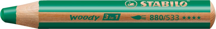 STABILO woody 3 v 1 tmavě zelená 880/533