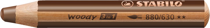 STABILO woody 3 v 1 hnědá 880/630