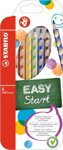 Fotografie Pastelky Stabilo EASYcolors 6 barev, pro praváky Stabilo