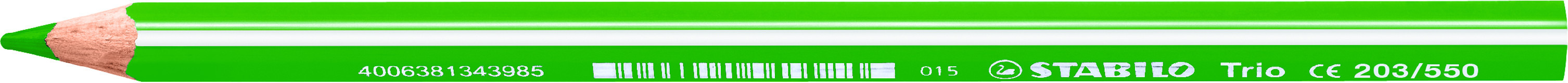 Fotografie STABILO - Trojhranná hrubá pastelka TRIO sv. zelená Stabilo A27:168854