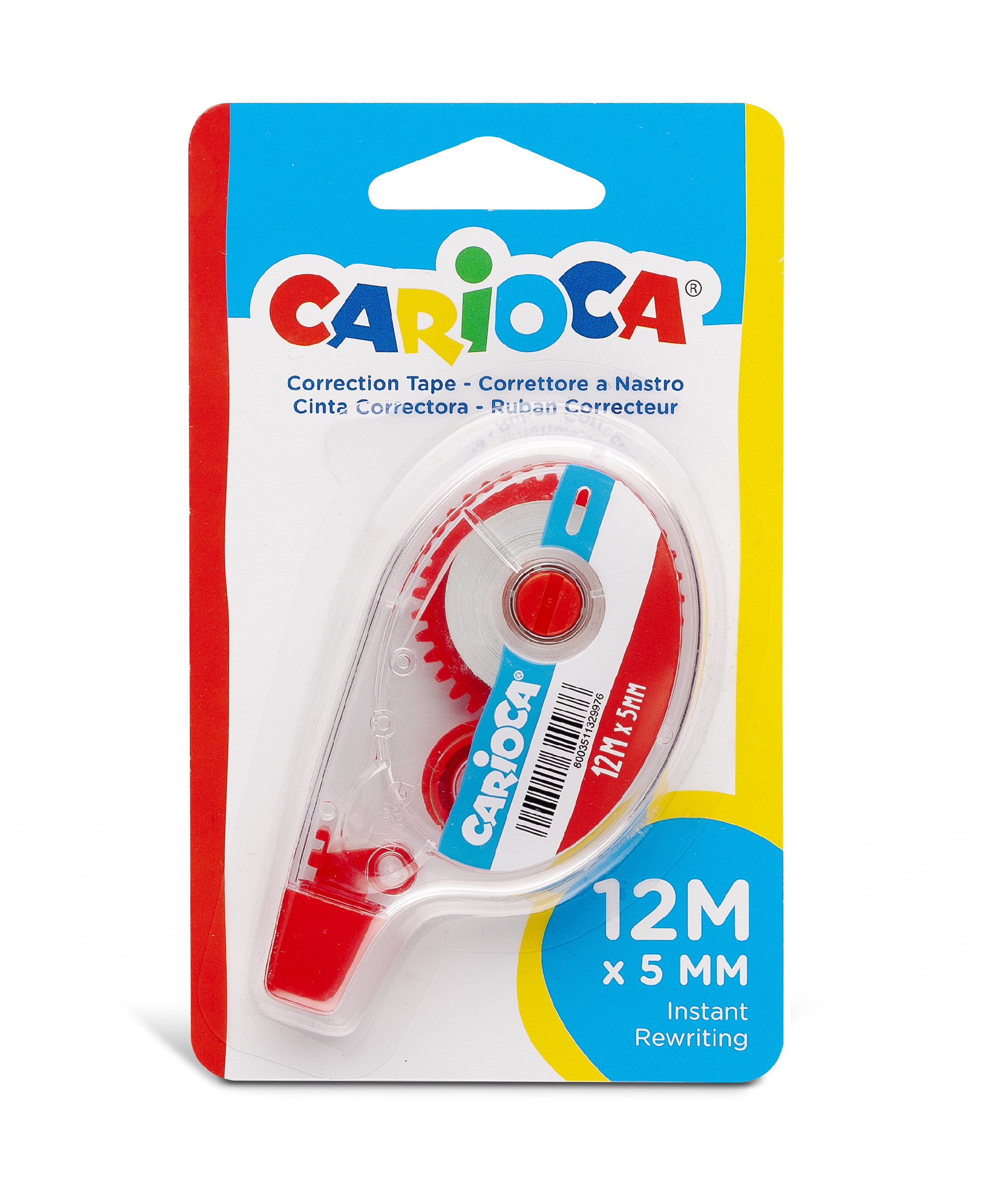 Korekční páska CARIOCA blister 1ks - 5mm x 12m