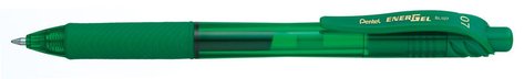 Gelové pero PENTEL EnerGel X zelené 0,7 mm