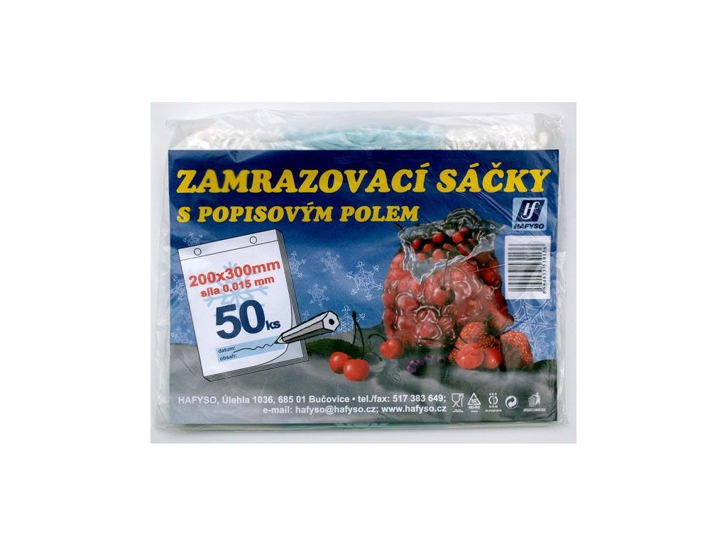 Fotografie Sáček do mrazáku 20x30/50ks
