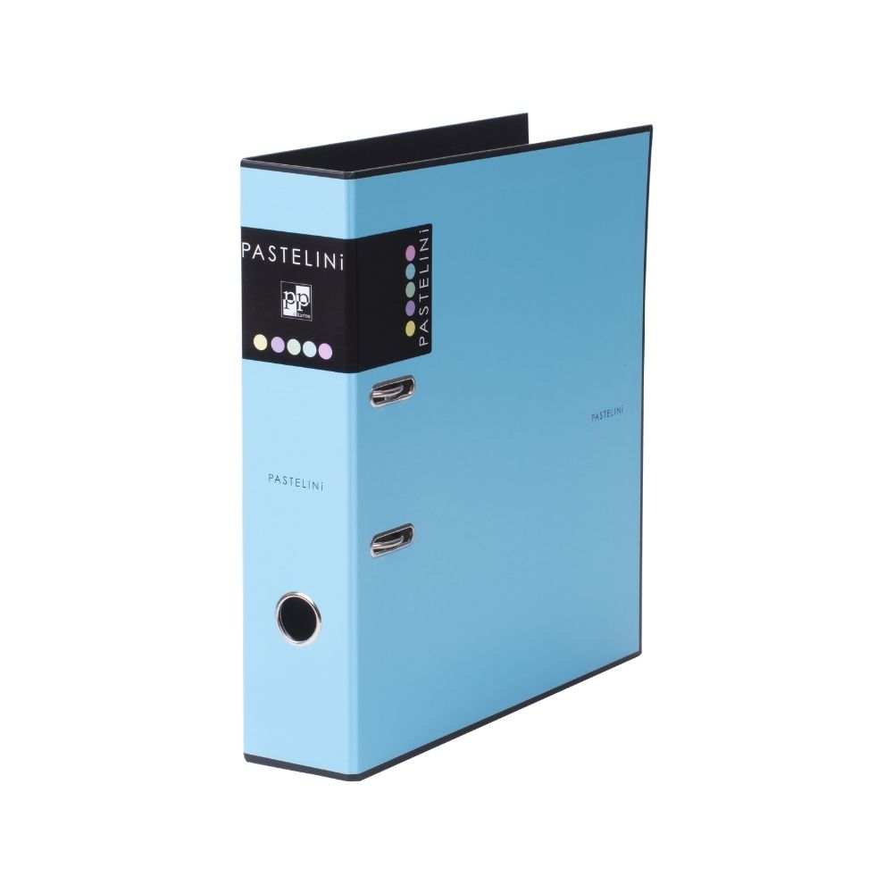 Fotografie Pořadač A4 lamino páka 7cm PASTELINI modrý 7-280