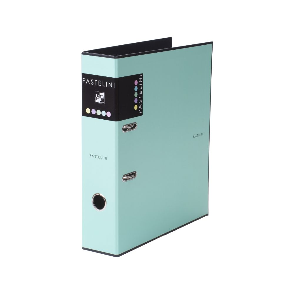 Fotografie Pořadač A4 lamino páka 7cm PASTELINI zelený 7-282