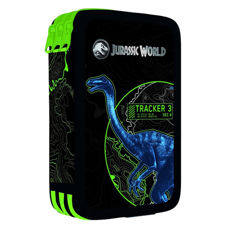 Školní penál třípatrový Jurassic World 2