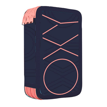Školní penál třípatrový OXY PASTEL LINE pink