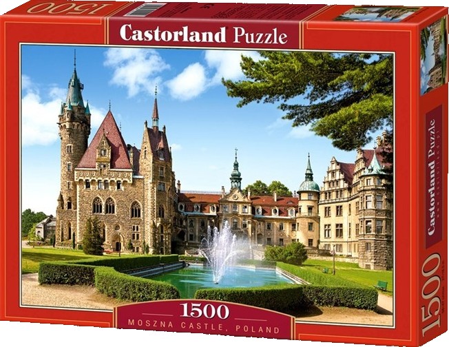 Puzzle Castorland 1500 dílků - Moszna Castle, Polsko
