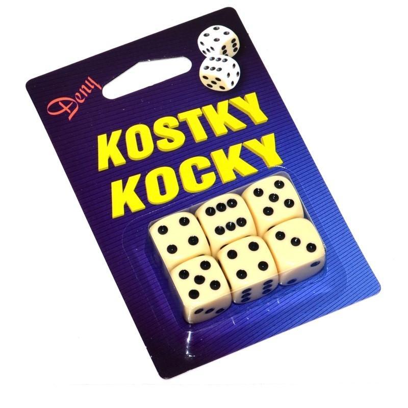 Kostky hrací 6ks