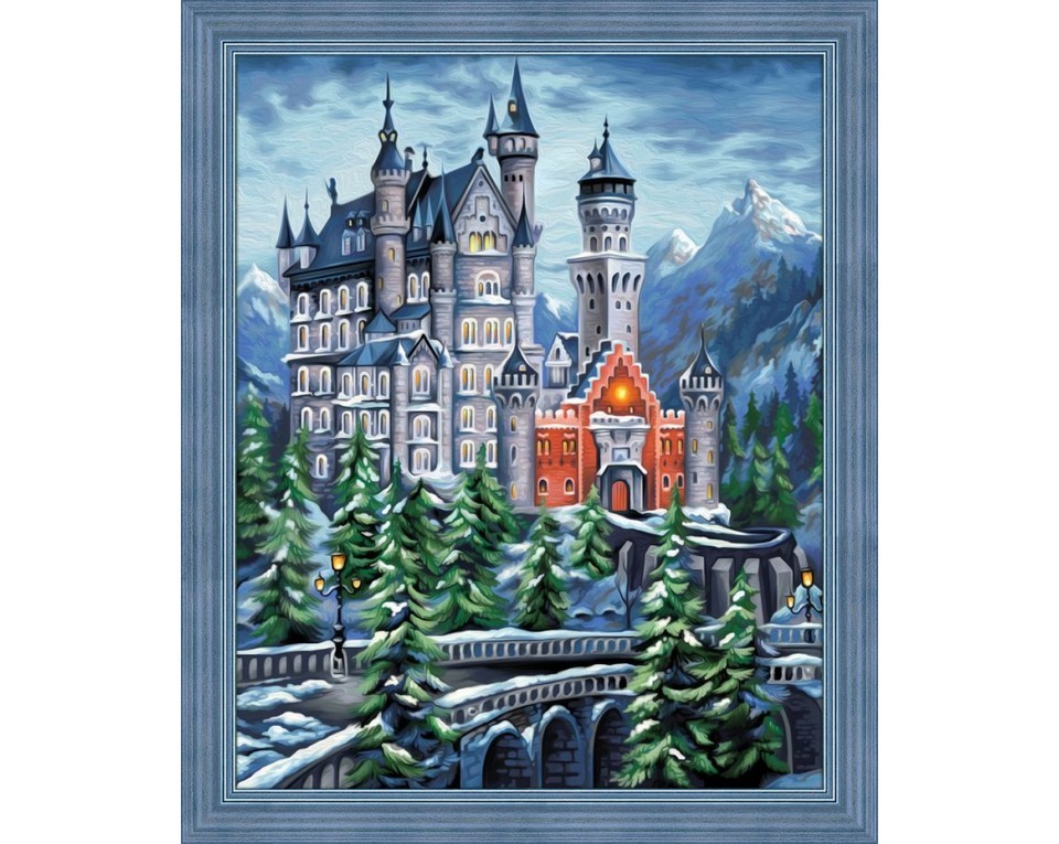 Fotografie Diamantové malování 40x50cm NEUSCHWANSTEIN