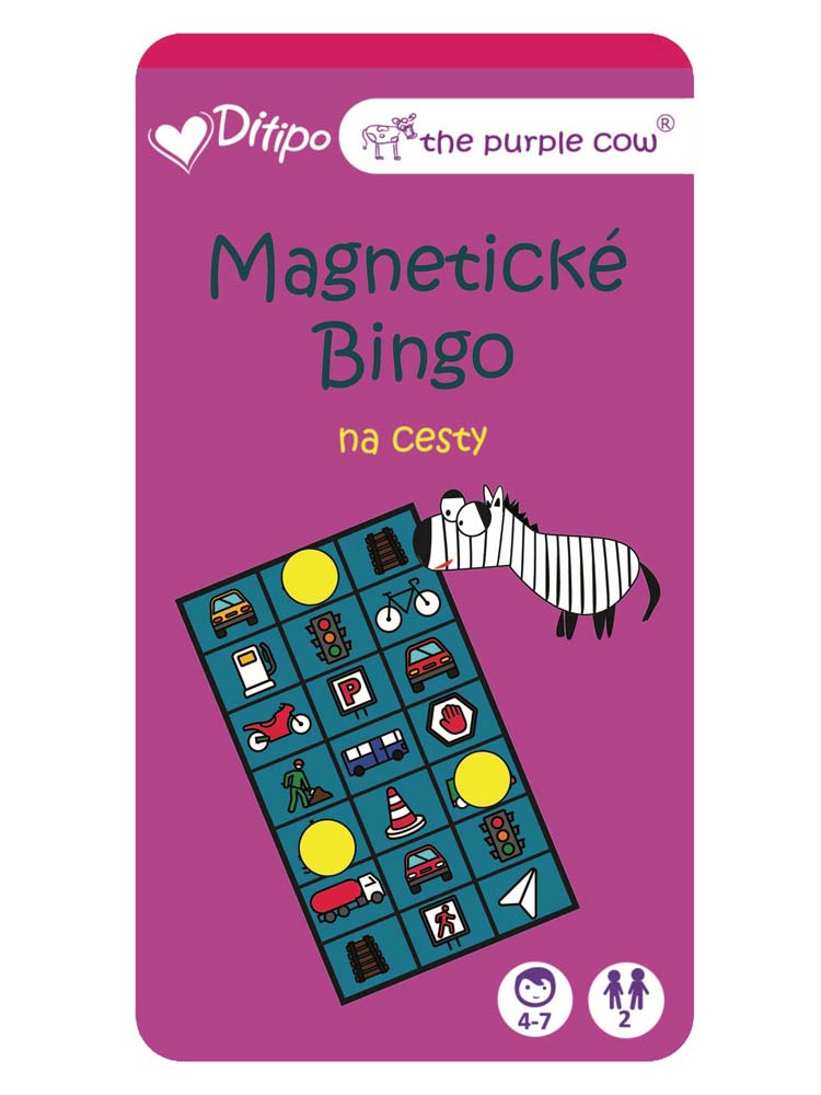 Magnetická hra Bingo - na cesty