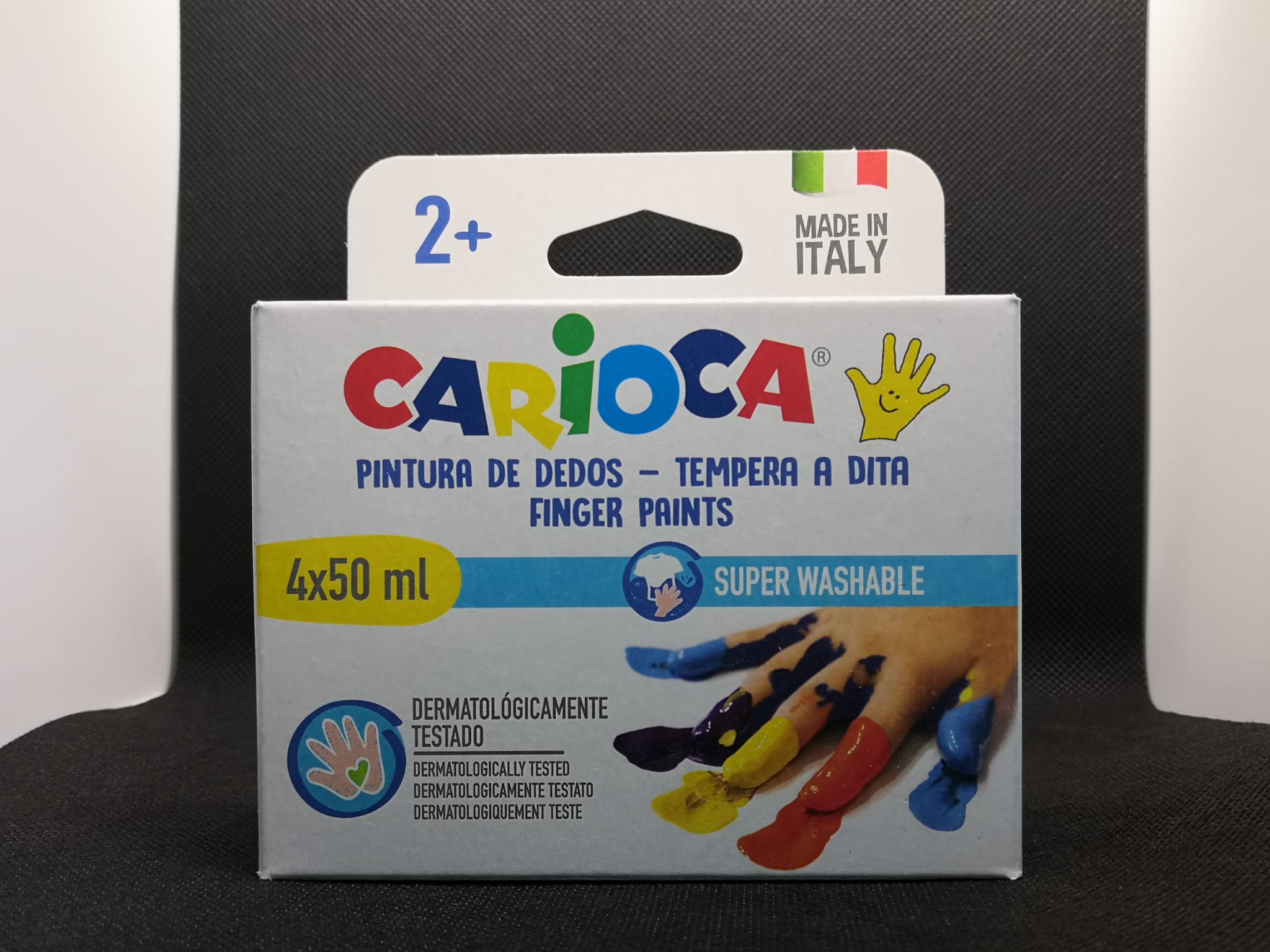 Prstové barvy CARIOCA 4x50ml