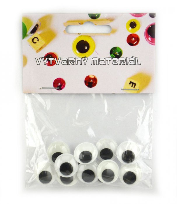 Fotografie Oči svítící ve tmě -12 ks, 15 mm