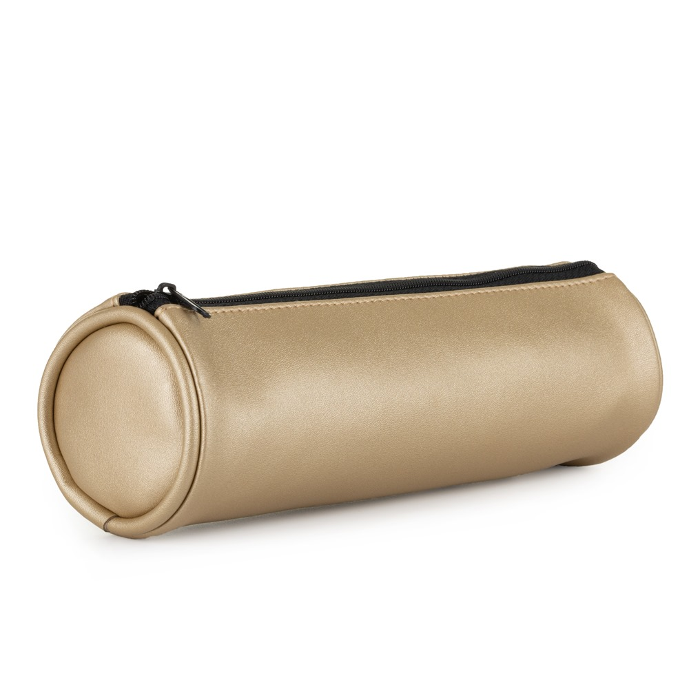 Pouzdro etue PU kulatá Metallic zlatá 8-184