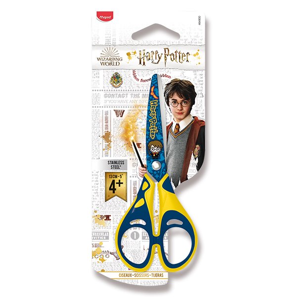 Nůžky MAPED Harry Potter 13cm, symetr, BL