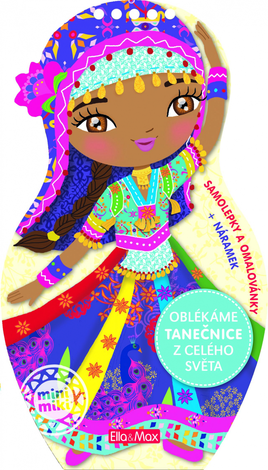 Fotografie Y-Oblékáme TANEČNICE z celého světa - omalovánky