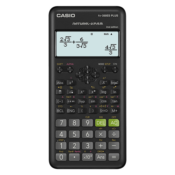 Stolní kalkulačka Casio FX 350 ES PLUS černá