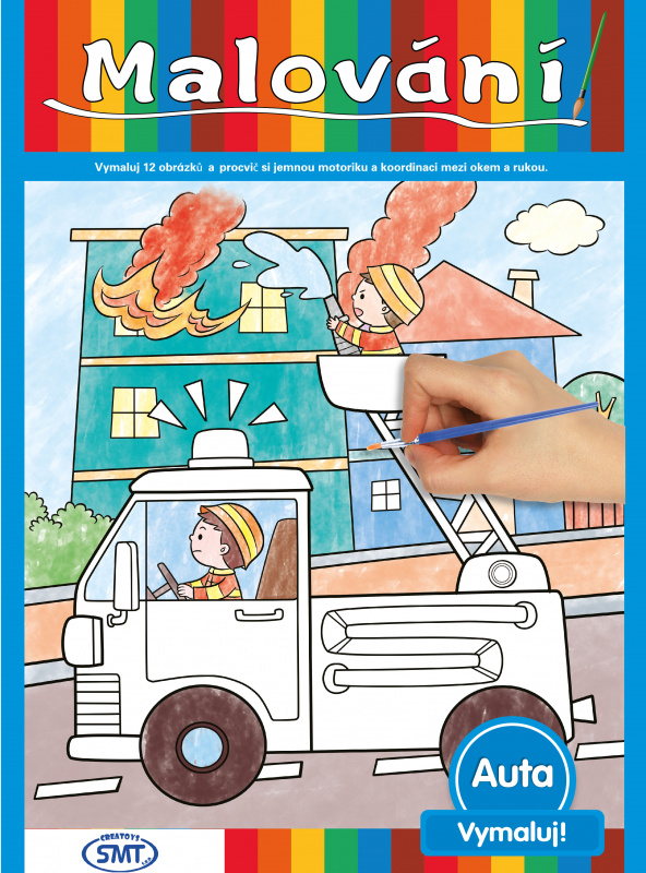 Fotografie Omalovánky - 12x dopravní prostředky