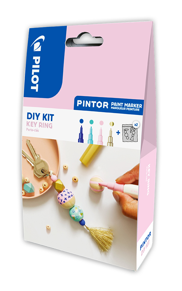 Sada Pilot Pintor DIY - 4ks - PŘÍVĚSEK NA KLÍČE